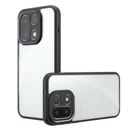 Etui do OnePlus 15, Fusion Hybrid, przezroczyste z czarną ramką