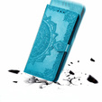Etui z klapką do Realme C61, Mandala, niebieskie