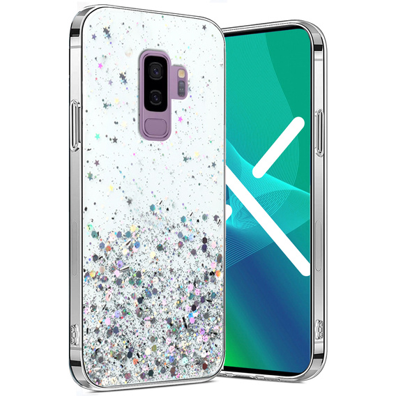 Etui do Samsung Galaxy S9+ Plus, Glittery, przezroczyste