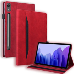 Etui do Lenovo Tab P12, Classic, z miejscem na rysik, czerwone