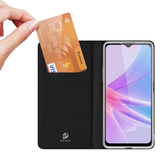 Etui Dux Ducis do Oppo A78 5G, Skinpro, czarne