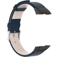 Pasek Skórzany ze skóry naturalnej do Huawei Band 6, Granatowy