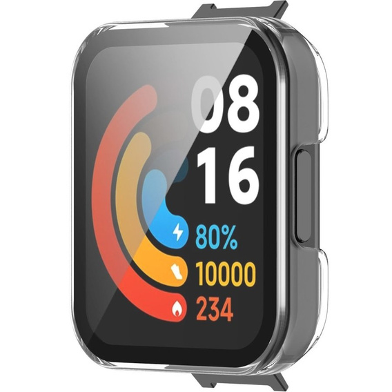 2w1 Etui + Szkło do Xiaomi Redmi Watch 2 Lite, Przezroczysty