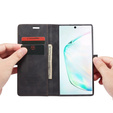 Etui CASEME do Samsung Galaxy Note 10 Plus/5G, Leather Wallet Case, czarne