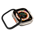 Szkło Hartowane z Ramką do Apple Watch Ultra 1/2/3 49mm, czarne