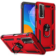 Etui pancerne do Huawei P Smart 2021, Nox Case Ring, czerwone