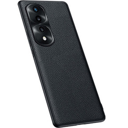 Etui skórzane do Honor 70 5G, Obudowa leather hybrid Case, Czarne