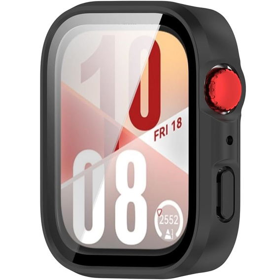 2w1 Etui + Szkło Hartowane do Huawei Watch Fit 4, Czarne