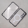 Etui Magnetic Dual Glass MagSafe do Samsung Galaxy S23, czarne