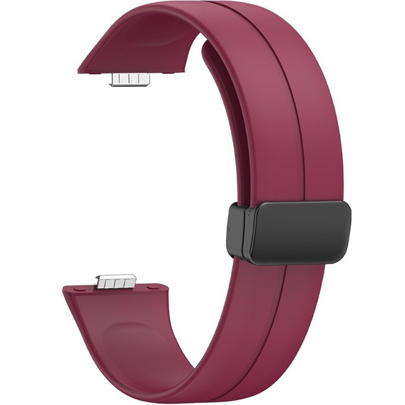 Pasek Silikonowy do Huawei Watch Fit 4 / 4 Pro / 3, Bordowy