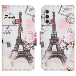 Etui z klapką do Samsung Galaxy M15 5G, Wallet, Eiffel Tower