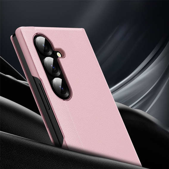 Etui do Samsung Galaxy Z Fold7, Smart View Wallet, różowe