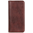 Etui portfelowe z klapką do Xiaomi Redmi Note 14 4G – elegancja i funkcjonalność - brązowe