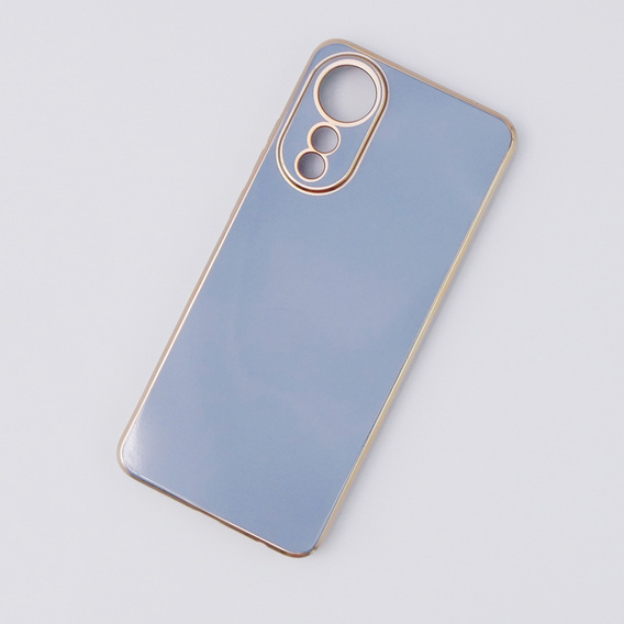 Etui do Oppo A78 4G, Glamour CamShield, niebieskie