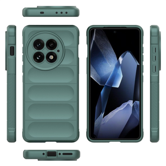 Etui do OnePlus 13, Gaming Shockproof, zielone