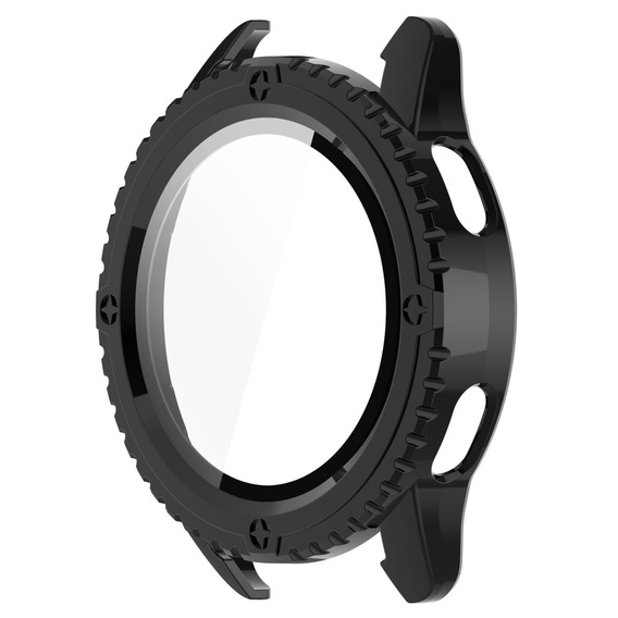 2w1 Etui + Szkło Hartowane do Xiaomi Watch S3,  wzmocnione, Czarne