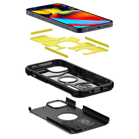 Etui Spigen do iPhone 13, Tough Armor, czarne