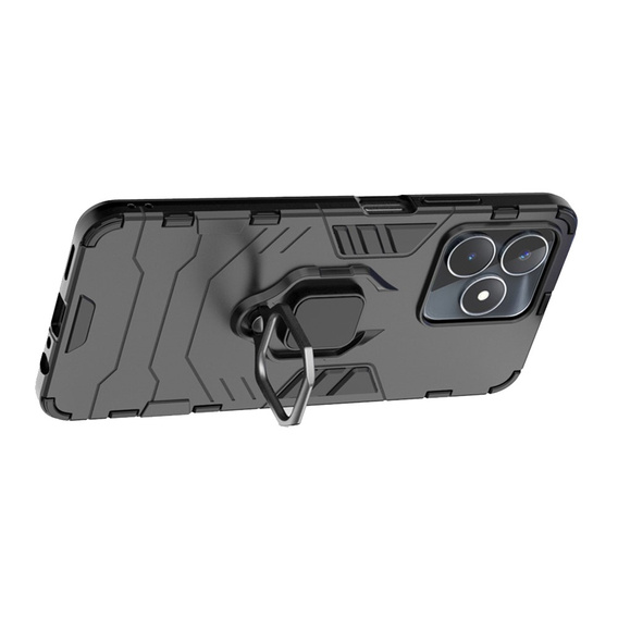 Etui do Realme C51, Kickstand Ring, czarne