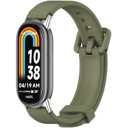 Pasek Silikonowy do Xiaomi Smart Band 10 / 9 / 8, Zielony