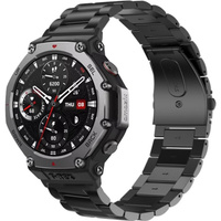 Bransoleta Stalowa do Amazfit T-Rex 3, Czarna