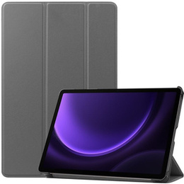 Etui do Samsung Galaxy Tab S10 Lite / S10 FE / S9 FE, Tri-fold, z miejscem na rysik, szare
