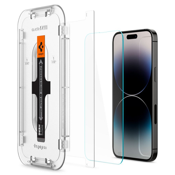OUTLET SPIGEN Szkło Hartowane do iPhone 14 Pro, Glas.TR EZ Fit