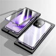 Etui do Oppo Reno 13, Magnetic Dual Glass, różowe