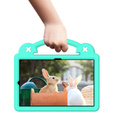 Etui do Samsung Galaxy Tab S6 Lite 10.4" 2020/2022/2024 / Tab A7 2020 T500 / T505 / Tab S6 T860/T865, Cute Patterns, z podstawką, Zielone