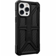 Etui Urban Armor Gear do iPhone 14 Pro Max, Monarch, Carbon czarne