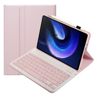 Etui z klawiaturą do Xiaomi Pad 6/6 Pro, różowe rose gold