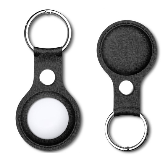 4x Etui do Apple AirTag 2 / 1, Obudowa PU Leather Grain, 4 kolory