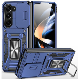 Etui pancerne do Samsung Galaxy Z Fold6 5G, CamShield Slide, niebieskie