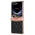 Etui ze szkłem do Samsung Galaxy Z Flip7 5G – czarne