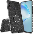 Etui do Huawei P40 Lite E, Case Bling brokatowe, Czarne