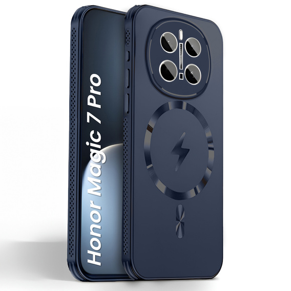 Etui do Honor Magic 7 Pro, MagSafe, granatowe