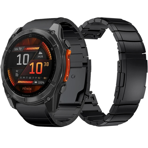 Bransoleta stalowa Quickfit 26mm do Garmin, Czarna