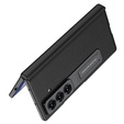 Etui GKK do Samsung Galaxy Z Fold7 5G ze szkłem i podstawką – czarne