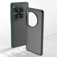 Etui do OnePlus 12 5G, Fusion Twill Stripe, przezroczyste / czarne