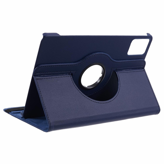 Etui do Lenovo Tab M11, Obrotowe 360, granatowe