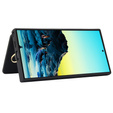 Etui do Samsung Galaxy S25 Ultra, Leather Flower Card Slot, czarne