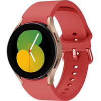 Pasek Silikonowy do Samsung Galaxy Watch 4/5/6 40/42/43/44/45/46/47mm, Czerwony