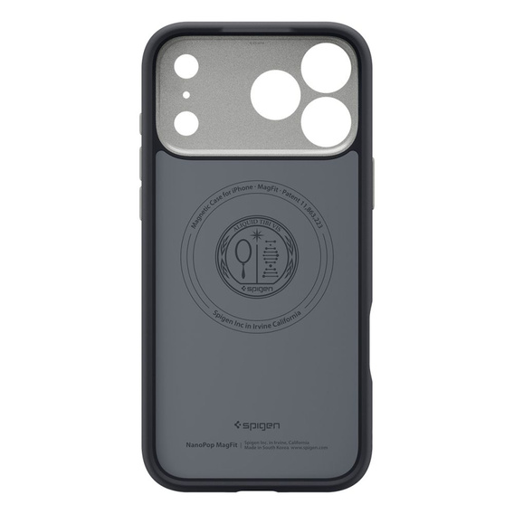 Etui Spigen do iPhone 17 Pro Max, Nano Pop Mag MagSafe, Black Sesame