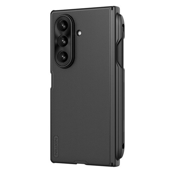 Etui NILLKIN do Samsung Galaxy Z Fold7, Frosted Shield, z rysikiem, czarne