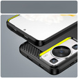 Etui do Huawei P60 / P60 Pro, Karbon, czarne