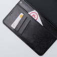 Etui z klapką do Motorola Moto G54 5G, Butterfly, czarne