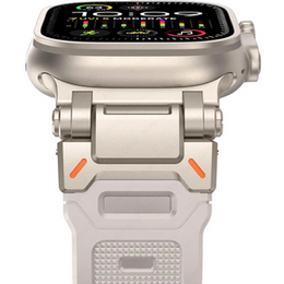 Pasek ERBORD ProTech do Apple Watch 1/2/3/4/5/6/7/8/9/10/11/SE Ultra 1/2/3 42/44/45/46/49mm, Beżowy