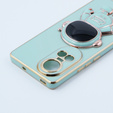 Etui do Oppo Reno 10 / 10 Pro, Astronaut, Zielone