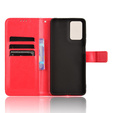 Etui z klapką do Motorola Moto G24 / G24 Power / G04, Crazy Horse Wallet, czerwone