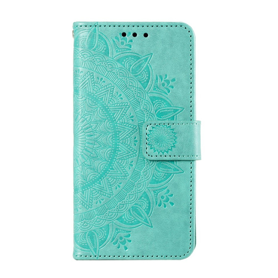 Etui z klapką do Xiaomi Redmi Note 13 Pro 4G / Xiaomi Redmi Note 14S / Xiaomi Poco M6 Pro 4G, Mandala, zielone