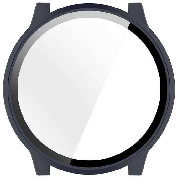 2w1 Etui + Szkło Hartowane do Garmin Venu 4 45mm, granatowe